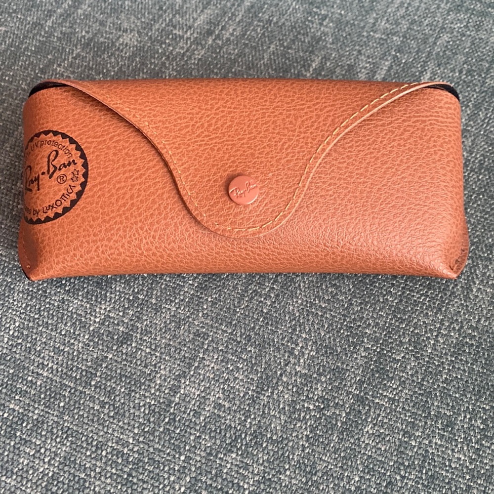 Brown Ray Ban Glasses Case.